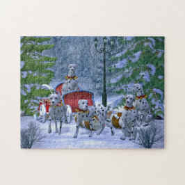  Dalmatische Sneeuwkerst Legpuzzel