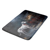 Dalmatische Sneeuwslee Kerstdecoratie Badmat (Gekanteld)