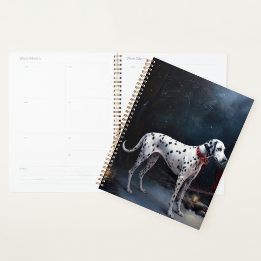 Dalmatische Sneeuwslee Kerstdecoratie Planner (Display)