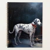 Dalmatische Sneeuwslee Kerstdecoratie Planner (Voorkant)