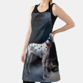 Dalmatische Sneeuwslee Kerstdecoratie Schort (Insitu)