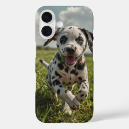 Dalmatische Spot Chase iPhone 16 Hoesje