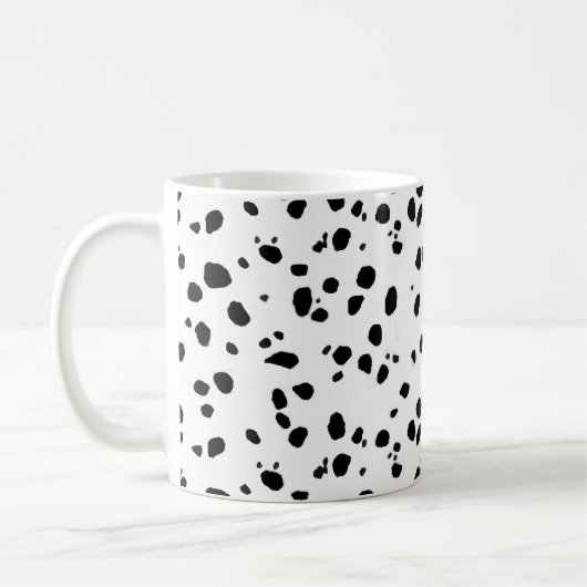 Dalmatische spots, Dalmatische print, Dalmatian Fu Koffiemok (Links)