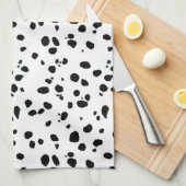 Dalmatische spots, Dalmatische print, Dalmatian Fu Theedoek (Quarter Fold)
