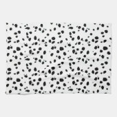 Dalmatische spots, Dalmatische print, Dalmatian Fu Theedoek (Horizontaal)