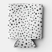 Dalmatische Spots, Dalmatische Stippen, zwart en w Blikjeskoeler (Voorkant)