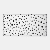 Dalmatische Spots, Dalmatische Stippen, zwart en w Bureaumat (Voorkant)