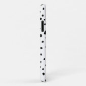 Dalmatische Spots, Dalmatische Stippen, zwart en w Case-Mate iPhone Case (Achterkant/rechts)
