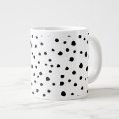 Dalmatische Spots, Dalmatische Stippen, zwart en w Grote Koffiekop (Voorkant rechts)