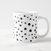 Dalmatische Spots, Dalmatische Stippen, zwart en w Grote Koffiekop (Rechts)