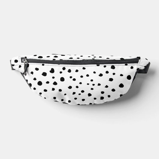 Dalmatische Spots, Dalmatische Stippen, zwart en w Heuptasje (Liggend)