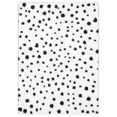 Dalmatische Spots, Dalmatische Stippen, zwart en w Klembord (Achterkant)