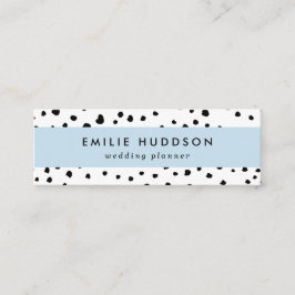 Dalmatische Spots, Dalmatische Stippen, zwart en w Mini Visitekaartje