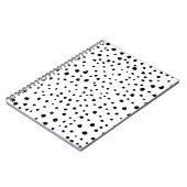 Dalmatische Spots, Dalmatische Stippen, zwart en w Notitieboek (Linkerzijde)