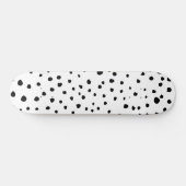 Dalmatische Spots, Dalmatische Stippen, zwart en w Persoonlijk Skateboard (Horizontaal)