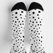 Dalmatische Spots, Dalmatische Stippen, zwart en w Sokken (Top)