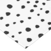 Dalmatische Spots, Dalmatische Stippen, zwart en w Tafelkleed (Gekanteld)