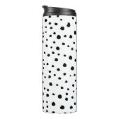 Dalmatische Spots, Dalmatische Stippen, zwart en w Thermosbeker (Geroteerd rechts)