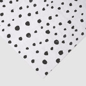 Dalmatische Spots, Dalmatische Stippen, zwart en w Tissuepapier (Detail)