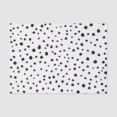 Dalmatische Spots, Dalmatische Stippen, zwart en w Tissuepapier (Voorkant)
