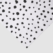 Dalmatische Spots, Dalmatische Stippen, zwart en w Tissuepapier (Detail)