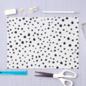 Dalmatische Spots, Dalmatische Stippen, zwart en w Tissuepapier (Craft)