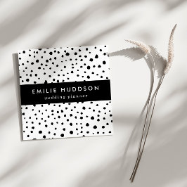 Dalmatische Spots, Dalmatische Stippen, zwart en w Vierkante Visitekaartje