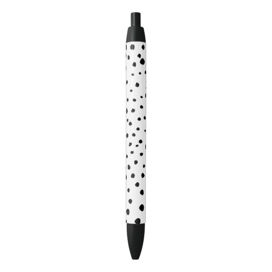 Dalmatische Spots, Dalmatische Stippen, zwart en w Zwarte Inkt Pen (Voorkant Verticaal)