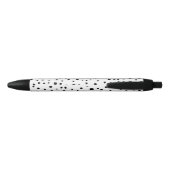 Dalmatische Spots, Dalmatische Stippen, zwart en w Zwarte Inkt Pen (Achterkant)