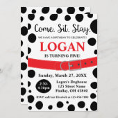 Dalmatische spots komen hier om de volgende dag in kaart (Voorkant / Achterkant)