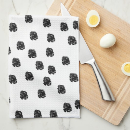 Dalmatische Spots Theedoek (Quarter Fold)