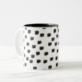Dalmatische Spots Tweekleurige Koffiemok (Voorkant links)