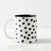 Dalmatische Spots Tweekleurige Koffiemok (Links)