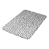Dalmatische Spots (zwart/wit) Badmat (Gekanteld)
