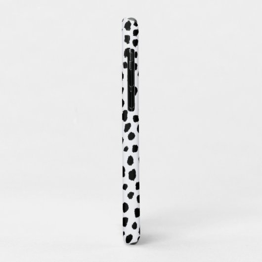 Dalmatische Spots (zwart/wit) Case-Mate iPhone Case (Achterkant/links)