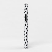 Dalmatische Spots (zwart/wit) Case-Mate iPhone Case (Achterkant/rechts)