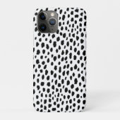 Dalmatische Spots (zwart/wit) Case-Mate iPhone Case (Achterkant)