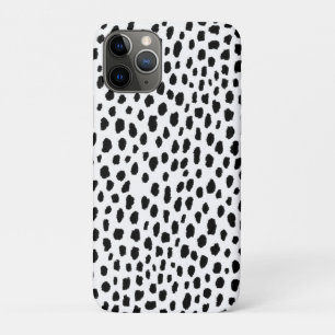 Dalmatische Spots (zwart/wit) Case-Mate iPhone Case