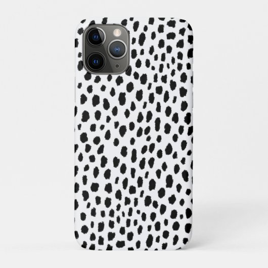 Dalmatische Spots (zwart/wit) Case-Mate iPhone Case (Achterkant)