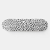 Dalmatische Spots (zwart/wit) Persoonlijk Skateboard (Horizontaal)