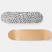 Dalmatische Spots (zwart/wit) Persoonlijk Skateboard (Horizontaal)
