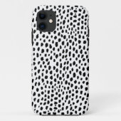 Dalmatische Spots (zwart-wit) Telefoontas Case-Mate iPhone Case (Achterkant)