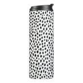 Dalmatische Spots (zwart/wit) Thermosbeker (Gedraaid links)