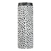 Dalmatische Spots (zwart/wit) Thermosbeker (Achterkant)