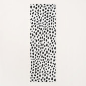 Dalmatische Spots (zwart/wit) Yogamat (Voorkant)