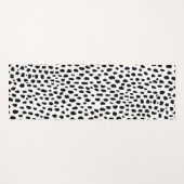 Dalmatische Spots (zwart/wit) Yogamat (Voorkant (horizontaal))