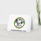 Dalmatische St Patrick's Day Kaart (Achterkant)