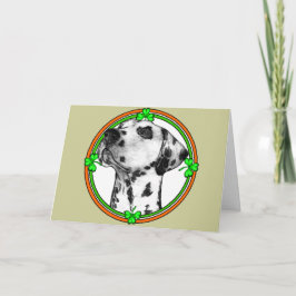 Dalmatische St Patrick's Day Kaart