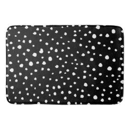 Dalmatische Stippen, Dalmatische spots, zwart-wit Badmat