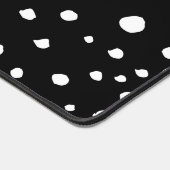 Dalmatische Stippen, Dalmatische spots, zwart-wit Bureaumat (Hoek)